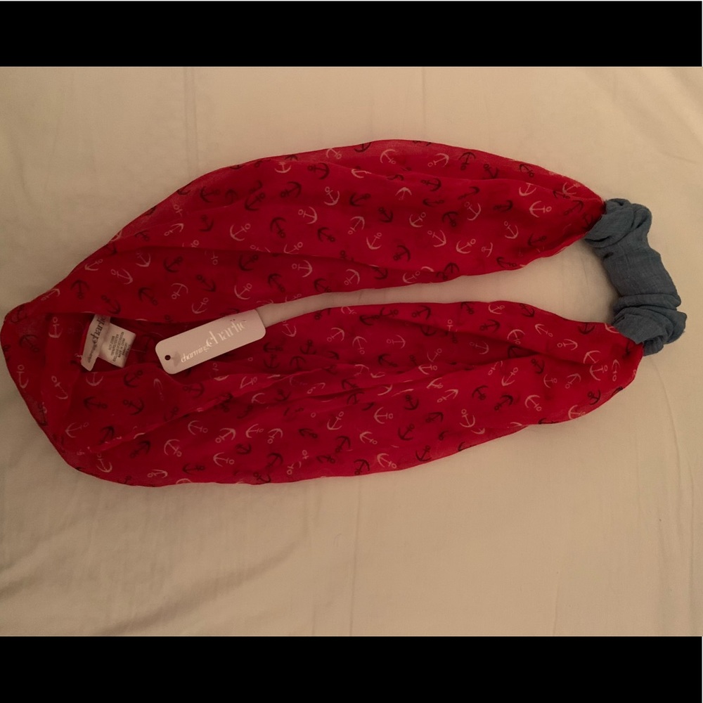 Anchor infinity scarf